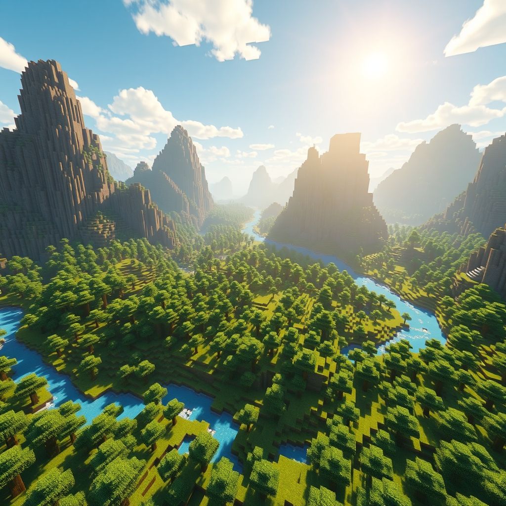 ศิลปะดิจิทัล: โลกแห่ง Minecraft